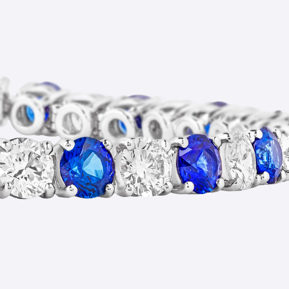 Sapphire Tennis Bracelet