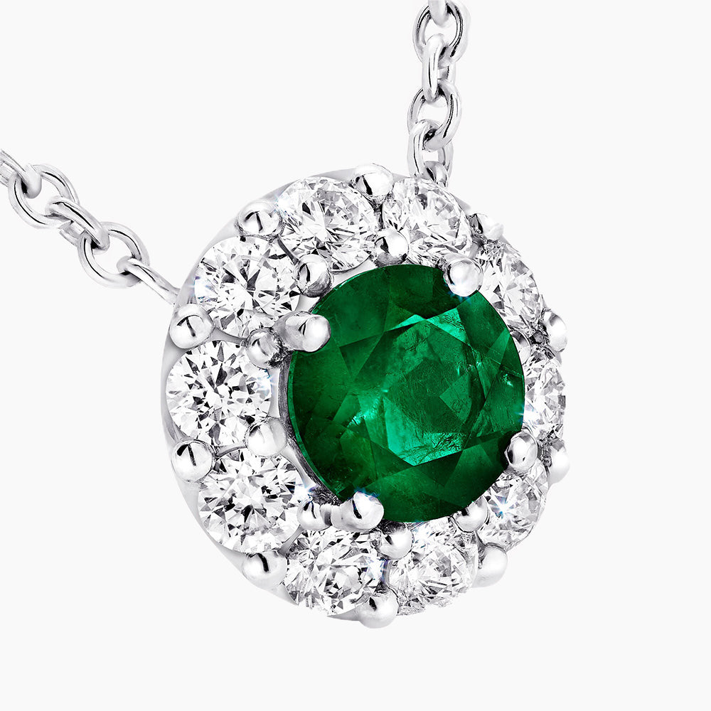 Emerald Blossom Pendant