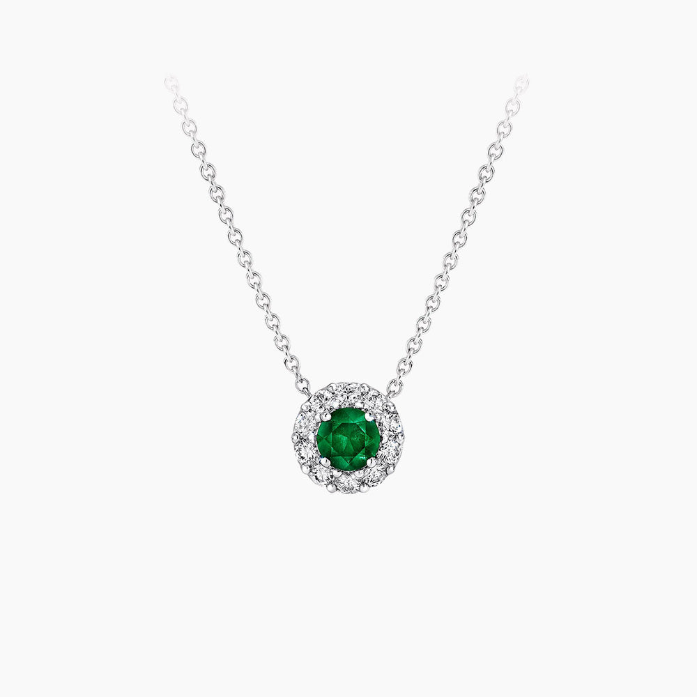 Emerald Blossom Pendant