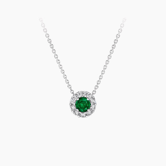 Emerald Blossom Pendant