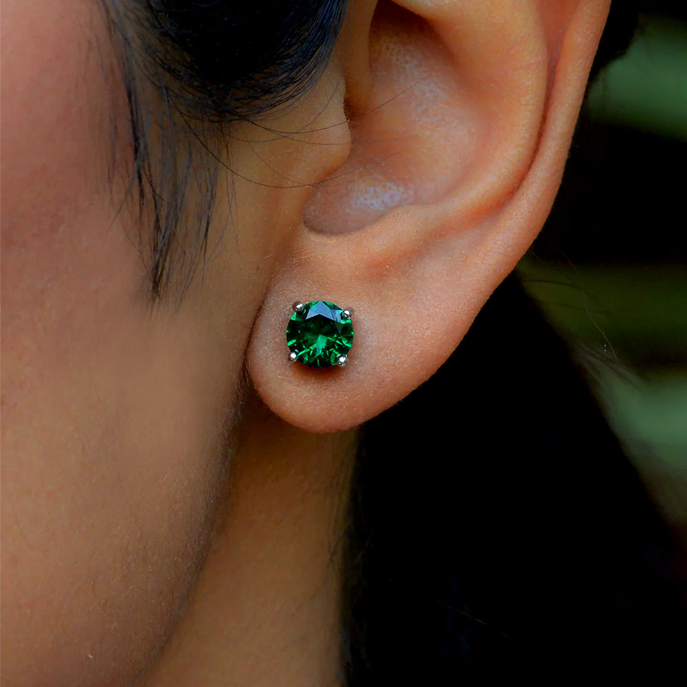 Emerald Studs