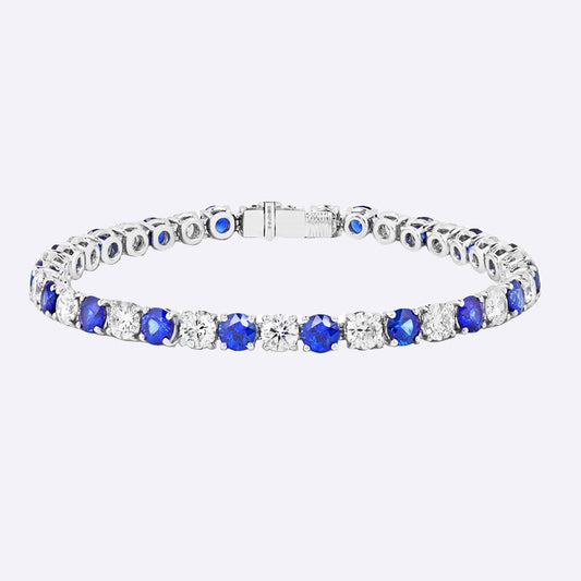 Sapphire Tennis Bracelet