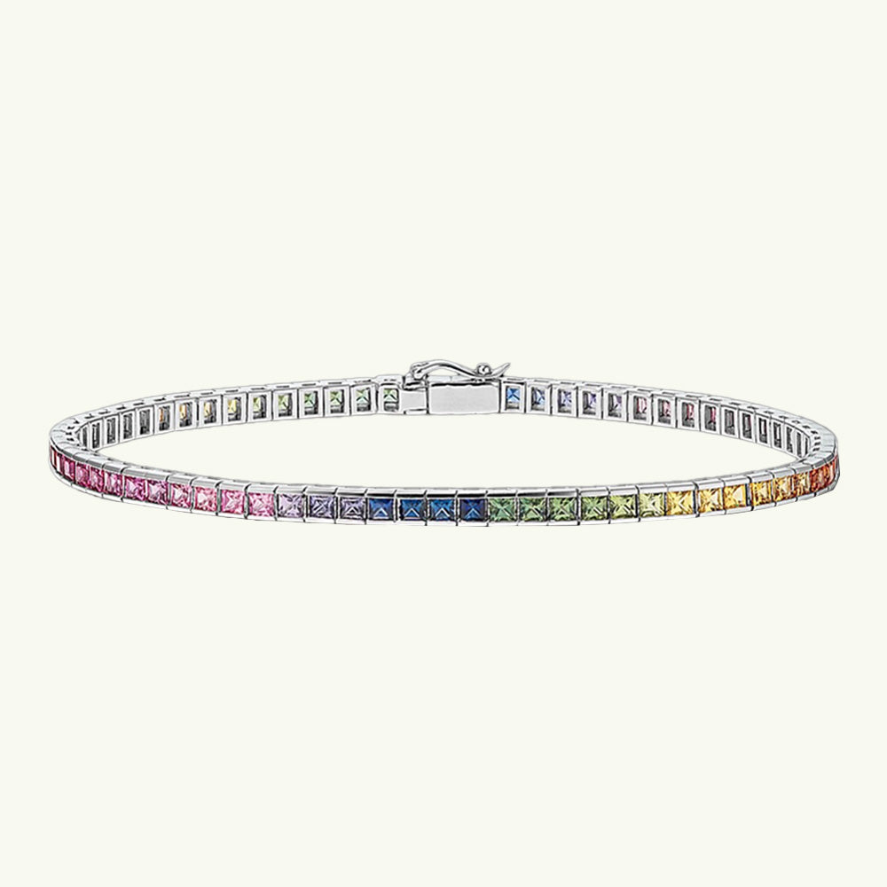 Multi-colored Tennis Bracelet